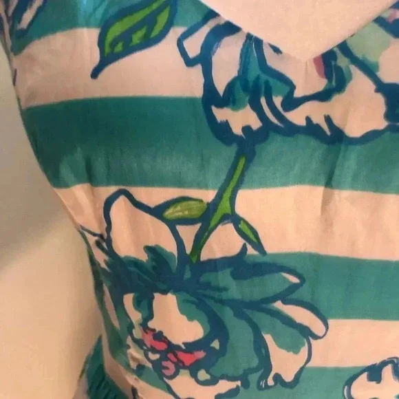 Lilly Pulitzer dress striped sleeveless - Picture 2 of 4